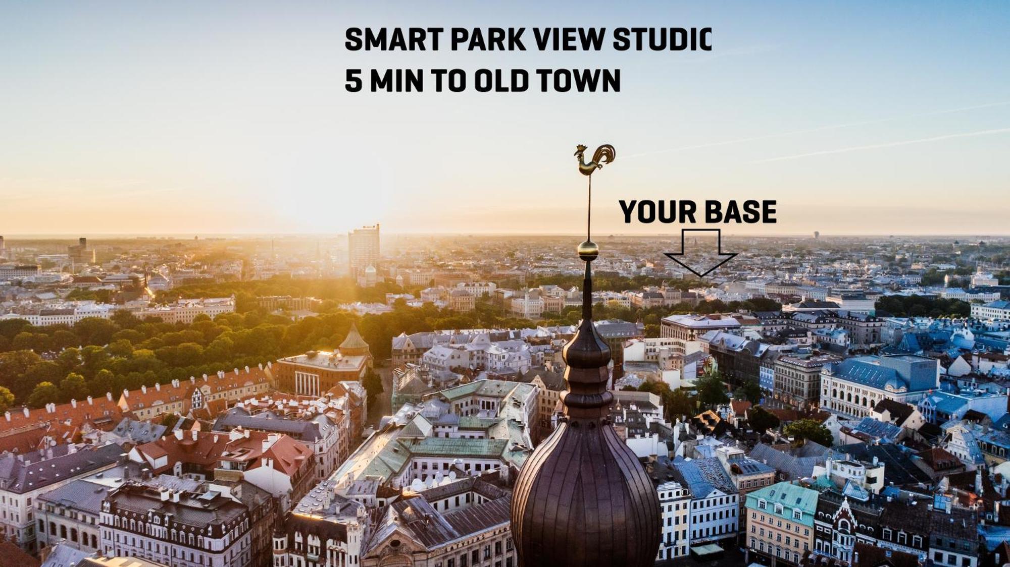 Smart Park View Studio In Heart Of Riga 5 Min To Old Town Экстерьер фото